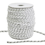 05-210 | 8 strand braided white nylon #6.5 (5mm) 250ft Roll