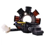 RMS010-102442 | Stator for Scooter Moped Go Kart GY6 50 cc / QMB139 Engines - 8 Coils / 4 Wires | - Image 2