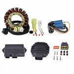RM23012 | RMSTATOR New Aftermarket Yamaha Kit Stator + Regulator Rectifier + High Performance CDI Box + External Ignition Coil |