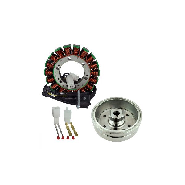 RM23013 | Kit Stator + Improved Magneto Flywheel for Suzuki LTA 400 Eiger / LTF 400 Eiger Arctic Cat 375 400 2002-2008 |