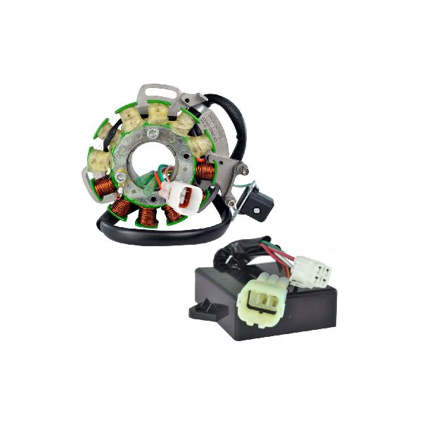 RM23004 | RMSTATOR New Aftermarket Yamaha Kit High Output Stator 100 W + High Performance CDI Box |