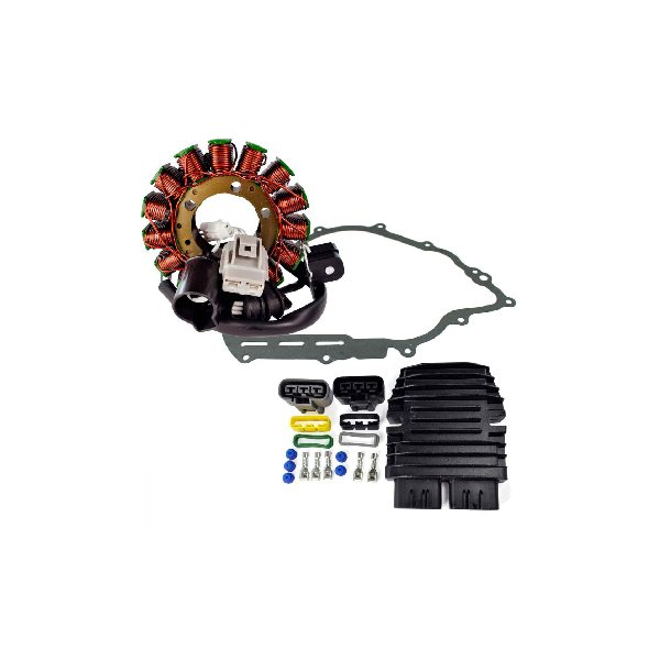 RM23002 | Kit Stator + Mosfet Voltage Regulator Rectifier + Crankcase Gasket for Yamaha YXR 700 Rhino / YXM Viking 2008-2016 |