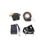 RM22970 | Kit Stator + Regulator Rectifier + CDI Box + External Ignition Coil for Kawasaki KLF 300 Bayou C 1999-2004 |