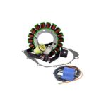 RM22861 |  Kit HO Stator + External Ignition Coil + Crankcase Cover Gasket for Yamaha YFM 350 Warrior / Raptor 2002-2013 |