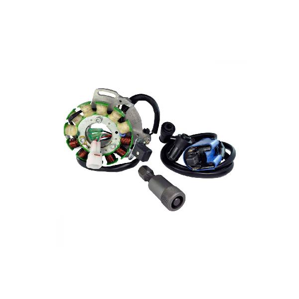 RM22802 | RMSTATOR New Aftermarket Yamaha Kit Stator 100 W + External Ignition Coil + Backplate + Flywheel Puller |