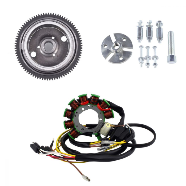 RMS900-104045 | Kit Flywheel + Stator + Puller for Polaris 400 L | Big Boss / Xpress 400 L | Sportsman 400 | Xplorer 400 400L 1994-2002 |