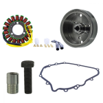 RMS900-104873 | Kit Flywheel + Flywheel Puller + Gasket + Generator Stator for Kawasaki VN 500 Vulcan / 454 LTD / Ninja 500 1985-1996 |