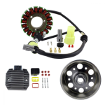RMS900-108128 | Kit High Output Stator 300W + Flywheel + Regulator for Yamaha YFZ 450 R/X 2009-2023 OEM# 18P-81410-00-00 5BN-81960-00-00 |