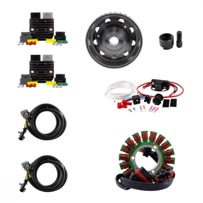 RMS900-108166 | 900W SPLYT Stator + Regulator + Dual Battery Isolator + Flywheel + Puller for Polaris Ranger RZR Sportsman 2013-2023 |