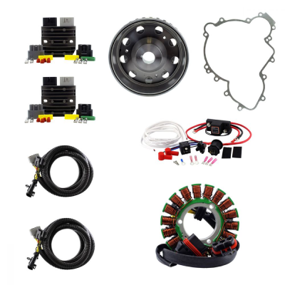 RMS900-108168 | 900W SPLYT Stator + Regulator + Dual Battery Isolator + Flywheel + Gasket for Polaris Ranger / RZR 900 1000 2013-2023 |