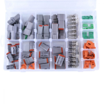 RMS953-104098 | 186 pcs Connector Kit Deutsch Replacement for TE Connectivity Deutsch 2-Way / 3-Way / 4-Way / 6-Way DT Series |