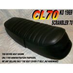 12-200-033 | seat cover for Honda CL 70 1969