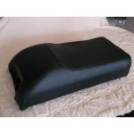 12-200-510A | YAMAHA SRX 340 440 1978-80 seat cover All Black SRX340 SRX440 | - Image 2