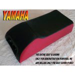 12-200-510B | YAMAHA SRX 340 440 1978-80 seat cover Black with red sides SRX440 SRX340 |