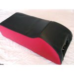 12-200-510B | YAMAHA SRX 340 440 1978-80 seat cover Black with red sides SRX440 SRX340 | - Image 4