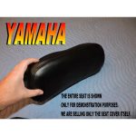 12-200-788B | YAMAHA Enticer 1984-90 back rest cover long track ET340 ET400 LT backrest |