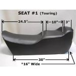 12-200-805B | Ski Doo Safari Summit Touring Formula STX 1993-01 seat cover Ski-Doo 440 SLE | - Image 5