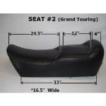 12-200-872 | Ski Doo Grand Touring New seat cover 1995-99 SkiDoo SE 470 500 580 583 670 | - Image 5