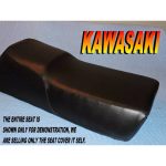 12-200-938 | Kawasaki Intruder & Invader 1978-82 ﻿﻿New seat cover 340 440 Black |