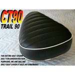 12-200-066 | CT90 New Seat Cover Honda 1969-71 CT 90 White Piping |