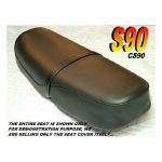 12-200-068A | S90 & CS90 New Seat Cover Honda 1964-69 ALL BLACK |