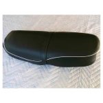 12-200-068B | S90 & CS90 New Seat Cover Honda 1964-69 Silver Piping | - Image 3