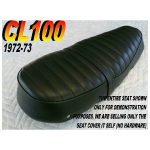 12-200-076 | CL100 K2 & CL125 New Seat Cover Honda 1972-74 CL 100 125 |