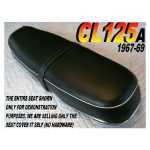 12-200-084 | CL125A New Seat Cover Honda 1967-69 CL 125 CL125 A |