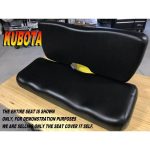 12-200-981B | Kubota RTV900 New Seat cover 2011-14 RTV900XT RTV900XTS RTV 900 XT XTS XTR |
