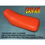 12-200-989A | Bombardier Can Am DS50 DS90 New seat cover 2002-06 CanAm DS 50 90 ORANGE |