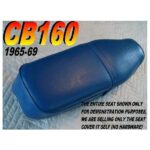 12-200-099A | CB160 New Seat Cover Honda 1965-69 CB 160 Blue |