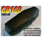 12-200-099B | CB160 New Seat Cover Honda 1965-69 CB 160 Black |