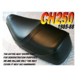 12-200-124A | CH250 1985-88 Seat Cover For Honda CH 250 ELITE SPACY FREEWAY All Black |
