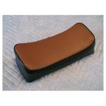 12-200-135B | CH250 Back Rest Seat Cover For Honda CH 250 ELITE SPACY FREEWAY Black Brown | - Image 2