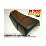12-200-138B | XR250 79-80 Seat Cover For Honda XR 250 1979-80 |