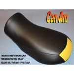 12-200-143 |CAN AM Renegade 2007-14 New Seat Cover For CANAM Black and Yellow |