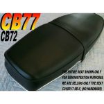 12-200-145A | CB72 CB77 1961-66 New Seat Cover Honda CB 72 77 250 305 Super Hawk |
