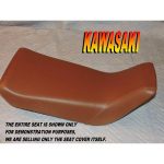 12-200-914E | Kawasaki Bayou 220 250 1988-11 New seat cover KLF220 KLF250 KLF Brown |