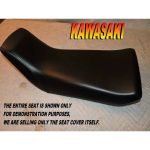 12-200-914C | Kawasaki Bayou 220 250 1988-11 New seat cover KLF220 KLF250 KLF Black |