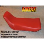 12-200-914A | Kawasaki Bayou 220 250 1988-11 New seat cover KLF220 KLF250 KLF RED |