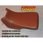 12-200-916A | Kawasaki Bayou 300 1986-04 New seat cover KLF300 KLF 2X4 KLF300B A B Brown |