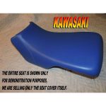 12-200-916C | Kawasaki Bayou 300 1986-04 New seat cover KLF300 KLF 2X4 KLF300B A B BLUE |