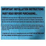 12-200-166 | Bombardier Can Am Traxter Max New Seat Cover 2003-05 Can Am Black | - Image 4