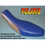 12-200-951D | Polaris Predator 500 New seat cover 2003-07 Blue and silver |