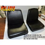 12-200-368B | Polaris Ranger 1999-01 New seat cover UTV 6x6 4x4 4X2 utility Sport Black |