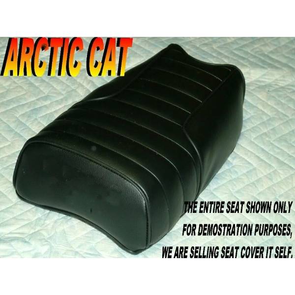 12-200-321A | Arctic cat Mini bike Replacement seat cover whisker all Black |