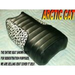 12-200-321B | Arctic cat Mini bike Replacement seat cover whisker leopard sides |
