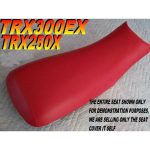 12-200-310A | TRX300EX seat cover for Honda TRX300 EX TRX250X TRX250 Red |