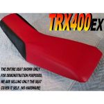 12-200-283B | TRX400EX seat cover for Honda TRX 400 EX TRX400 Red with Black sides |