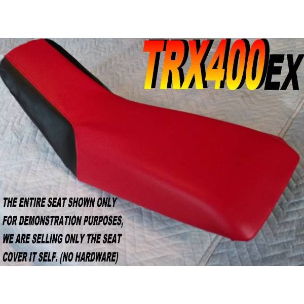 12-200-283B | TRX400EX seat cover for Honda TRX 400 EX TRX400 Red with Black sides |